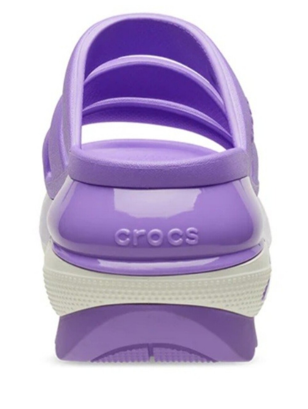 💜 Crocs MEGA CRUSH Triple Band Slide Sandals - GALAXY Lavender - Picture 5 of 11